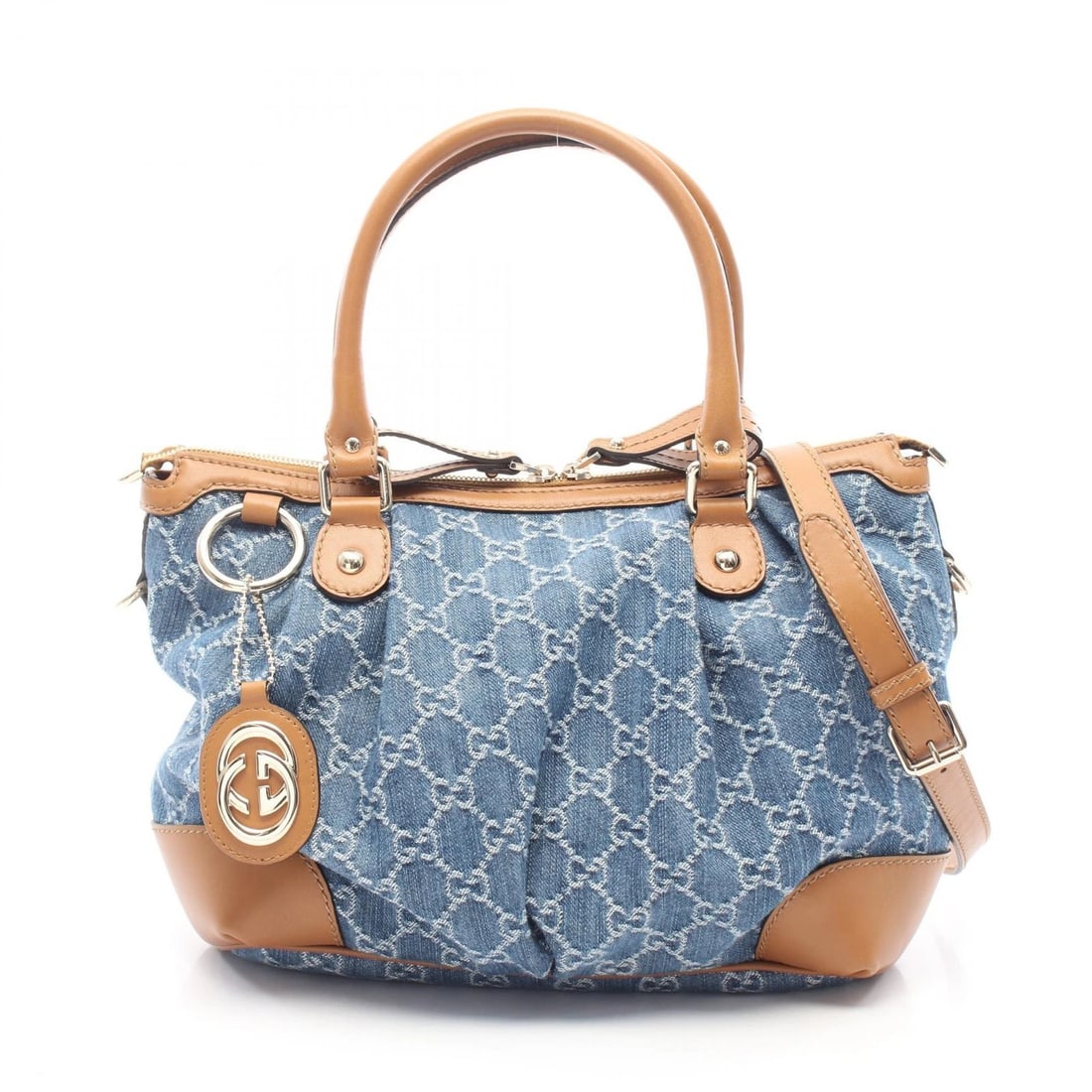 GUCCI SUKEY GG PATTERN SHOULDER CROSSBODY HANDBAG (1 of 5)