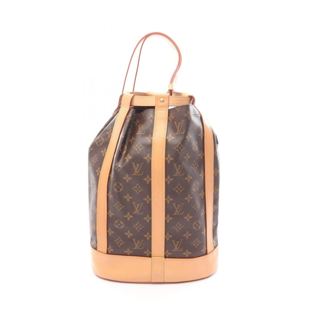 LOUIS VUITTON RANDONNEE PM SHOULDER BAG: LOUIS VUITTON Randonnee PM Shoulder Bag Brand: LOUIS VUITTON Type/Style: Shoulder Bag Material: Exterior Material Monogram and PVC coated canvas and leather Color: Exterior Color Brown?ish colors Size