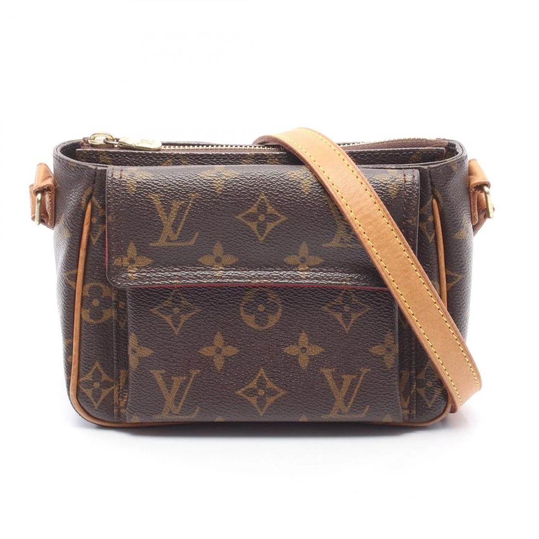 LOUIS VUITTON VIVACITE PM SHOULDER CROSSBODY BAG: LOUIS VUITTON Vivacite PM Shoulder crossbody Bag Brand: LOUIS VUITTON Type/Style: Shoulder Bag Material: Exterior Material Brown?ish colors Color: Exterior Color Monogram and PVC coated canvas and lea