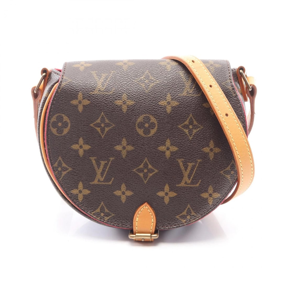 LOUIS VUITTON TAMBOURINE SHOULDER CROSSBODY BAG: LOUIS VUITTON Tambourine Shoulder Crossbody Bag Brand: LOUIS VUITTON Type/Style: Shoulder Bag Material: Exterior Material Monogram and PVC coated canvas and leather Color: Exterior Color Brown?ish col