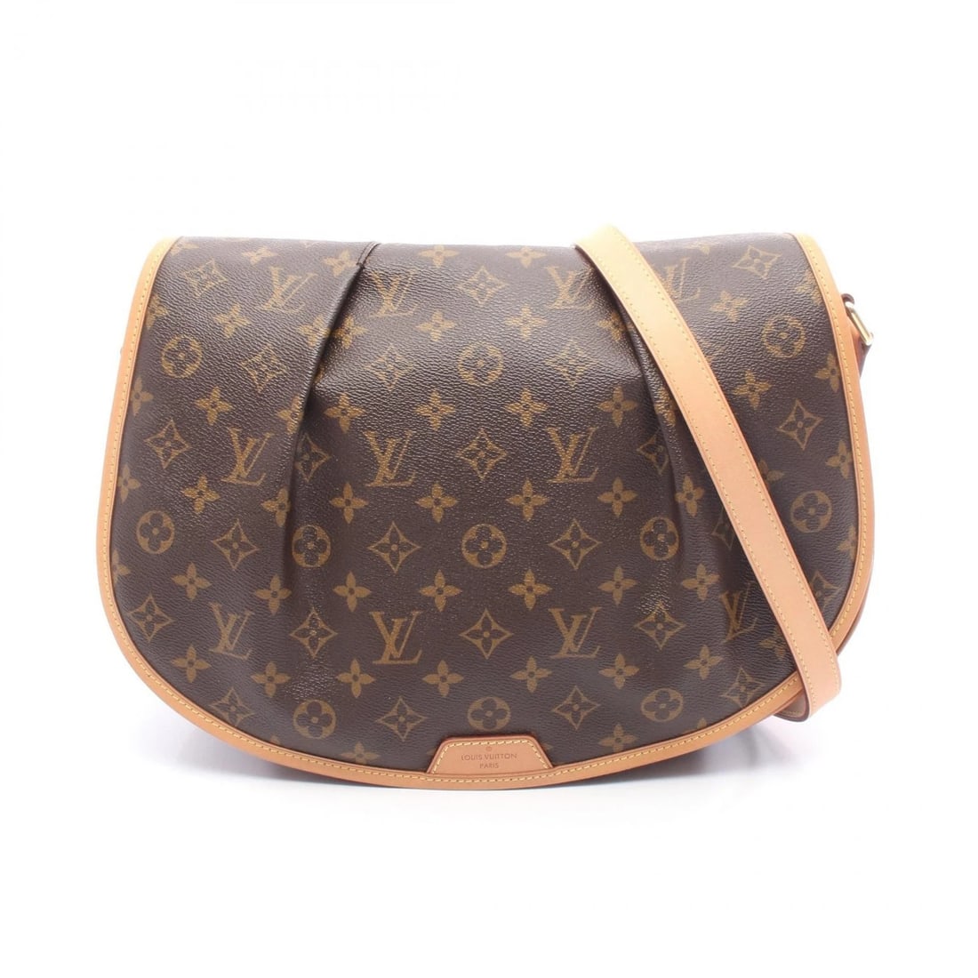 LOUIS VUITTON MENILMONTANT MM SHOULDER CROSSBODY BAG: LOUIS VUITTON Menilmontant MM Shoulder Crossbody Bag Brand: LOUIS VUITTON Type/Style: Shoulder Bag Material: Exterior Material Monogram and PVC coated canvas and leather Color: Exterior Color Brown?is