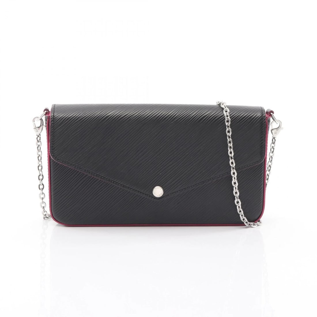 LOUIS VUITTON POCHETTE FELICIE CHAIN CROSSBODY SHOULDER BAG: LOUIS VUITTON Pochette Felicie chain crossbody Shoulder Bag Brand: LOUIS VUITTON Type/Style: Shoulder Bag Material: Exterior Material Epi and leather Color: Exterior Color Black / Black?ish colors and