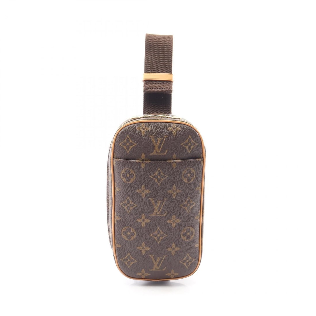 LOUIS VUITTON POCHETTE GANGE WAIST BUM BELT BAG: LOUIS VUITTON Pochette Gange Waist bum belt bag Brand: LOUIS VUITTON Type/Style: Waist bag Body bag Material: Exterior Material Monogram and PVC coated canvas and leather Color: Exterior Color Brown?i