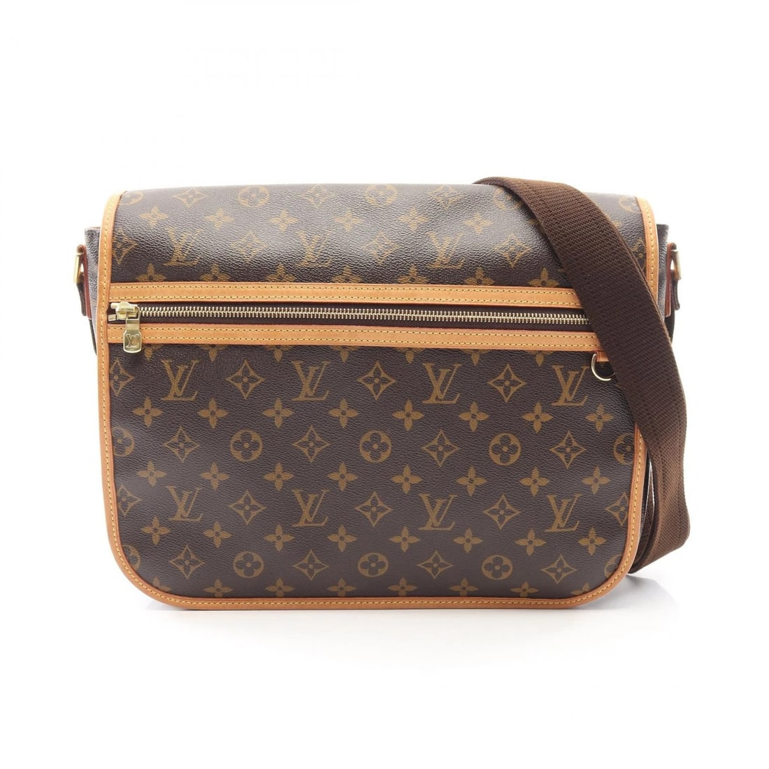 LOUIS VUITTON MESSENGER BOSPHORE GM SHOULDER BAG: LOUIS VUITTON Messenger Bosphore GM Shoulder Bag Brand: LOUIS VUITTON Type/Style: Shoulder Bag Material: Exterior Material Monogram and PVC coated canvas and leather Color: Exterior Color Brown?ish co