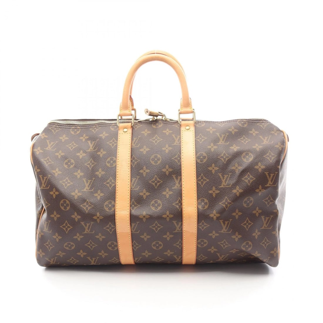 LOUIS VUITTON KEEPALL 45 HAND BAG MONOGRAM CANVAS LEATHER (1 of 4)