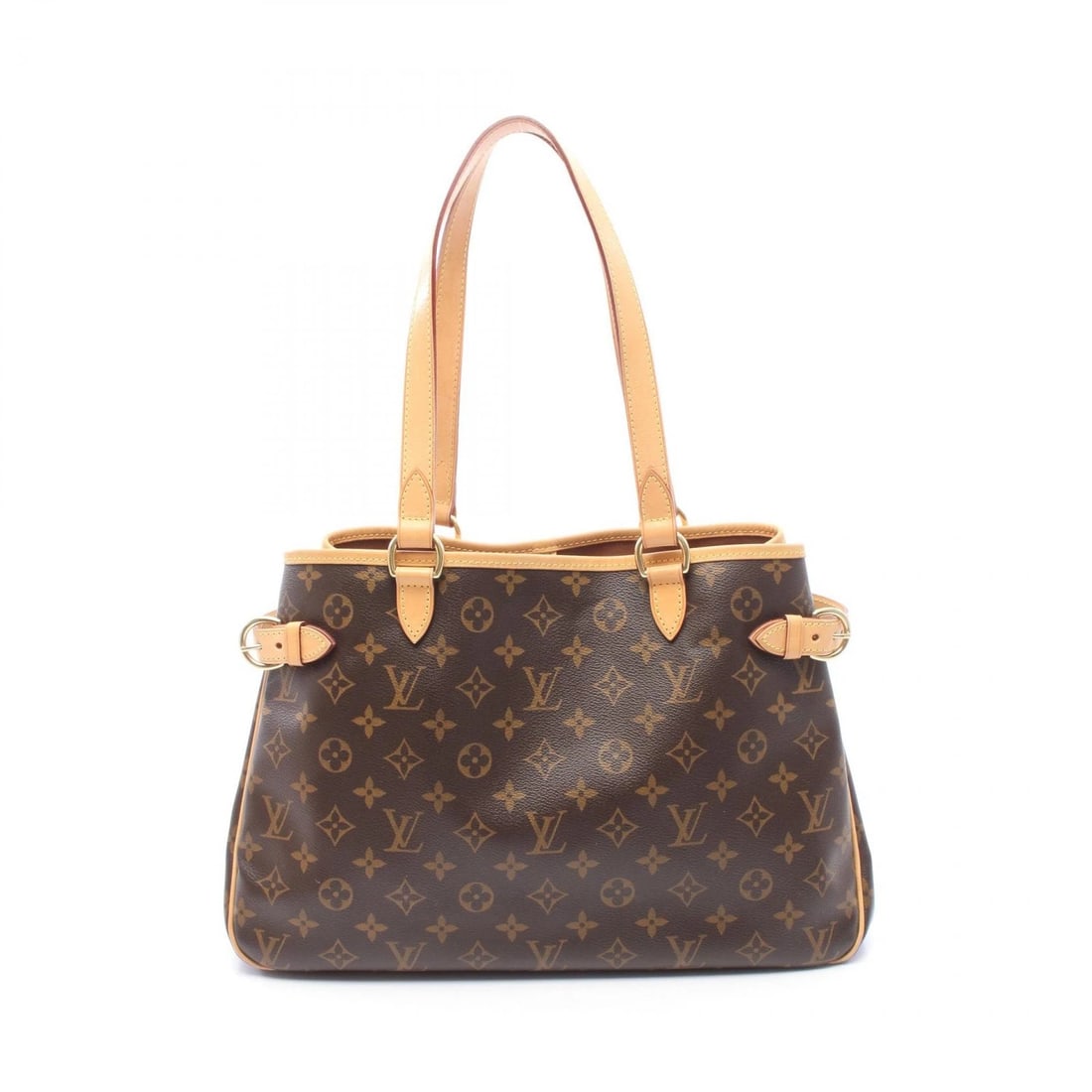 LOUIS VUITTON BATIGNOLLES HORIZONTAL SHOULDER BAG: LOUIS VUITTON Batignolles Horizontal Shoulder Bag Brand: LOUIS VUITTON Type/Style: Shoulder Bag Material: Exterior Material Monogram and PVC coated canvas and leather Color: Exterior Color Brown?ish c