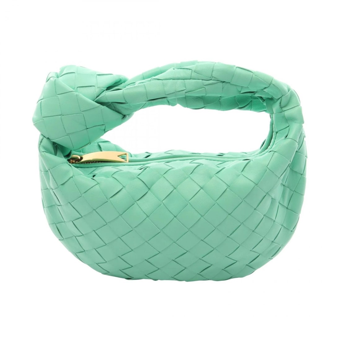 BOTTEGA VENETA MINI JODIE INTRECCIATO HOBO BAG: BOTTEGA VENETA Mini Jodie Intrecciato Hobo Bag Brand: BOTTEGA VENETA Type/Style: Handbag Material: Exterior Material leather Color: Exterior Color Green?ish colors Size: H:13cm x W:23cm x D:4cm (H:5.1