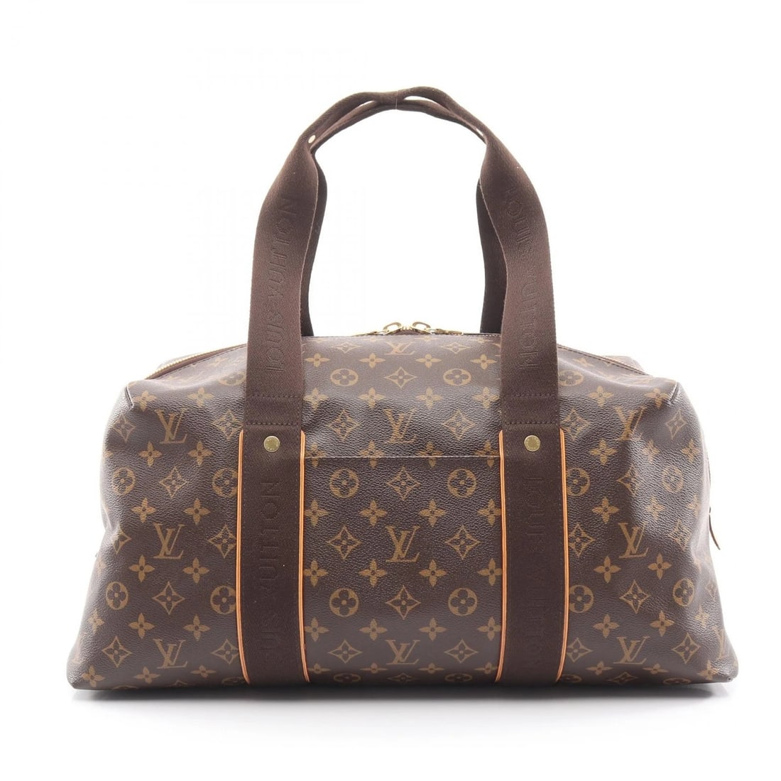 LOUIS VUITTON WEEKENDER MM DUFFEL SHOULDER BAG: LOUIS VUITTON Weekender MM Duffel Shoulder Bag Brand: LOUIS VUITTON Type/Style: Boston bag Material: Exterior Material Monogram and PVC coated canvas and leather Color: Exterior Color Brown?ish colors