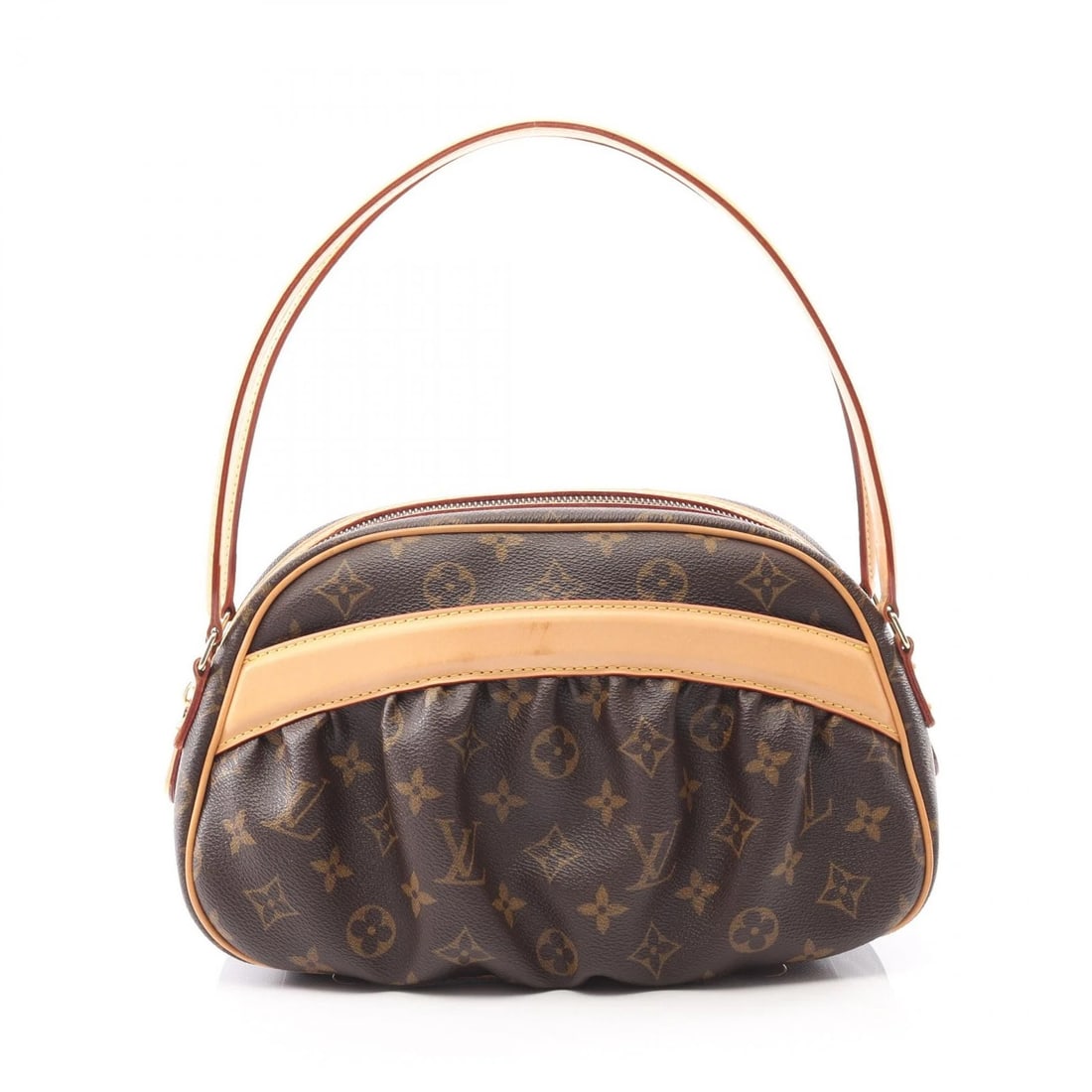 LOUIS VUITTON CLARA SHOULDER BAG MONOGRAM CANVAS LEATHER: LOUIS VUITTON Clara Shoulder Bag Monogram canvas leather Brand: LOUIS VUITTON Type/Style: Shoulder Bag Material: Exterior Material Monogram and PVC coated canvas and leather Color: Exterior Color Brow