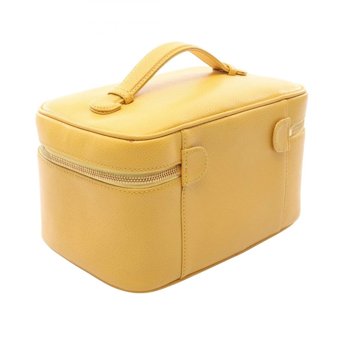 CHANEL COCO MARK VANITY HANDBAG GRAINED CALF LEATHER - 2