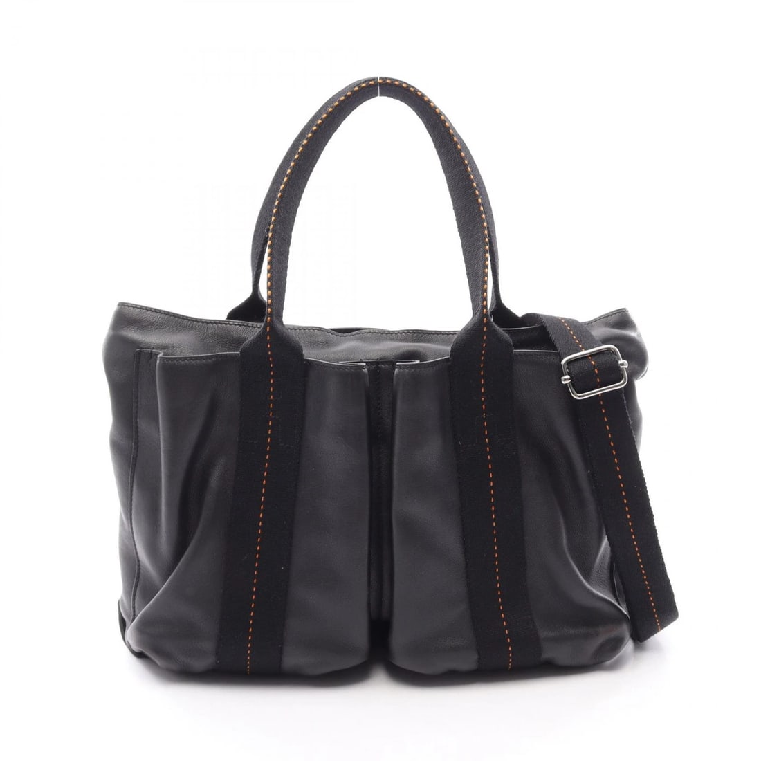 HERMES CARAVAN HORIZONTAL SHOULDER CROSSBODY HANDBAG: HERMES Caravan Horizontal shoulder crossbody Handbag Brand: HERMES Type/Style: Handbag Material: Exterior Material Derma leather and leather and Derma leather Color: Exterior Color Black?ish colors Si