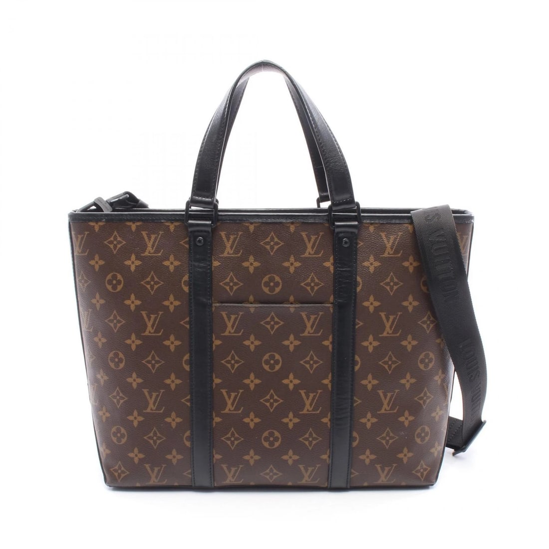 LOUIS VUITTON WEEKEND TOTE PM TOTE SHOULDER CROSSBODY BAG: LOUIS VUITTON Weekend Tote PM Tote shoulder crossbody Bag Brand: LOUIS VUITTON Type/Style: Tote Bag Material: Exterior Material Monogram macassar and PVC coated canvas and leather Color: Exterior Colo