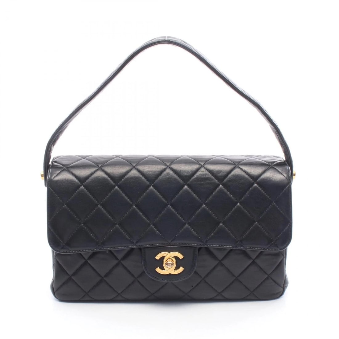 CHANEL MATELASSE DOUBLE FACE SHOULDER BAG HANDBAG: CHANEL Matelasse Double Face Shoulder Bag Handbag Brand: CHANEL Type/Style: Handbag Material: Exterior Material Lambskin (sheep leather) Color: Exterior Color Black?ish colors Size: H:16cm x W:25cm x 
