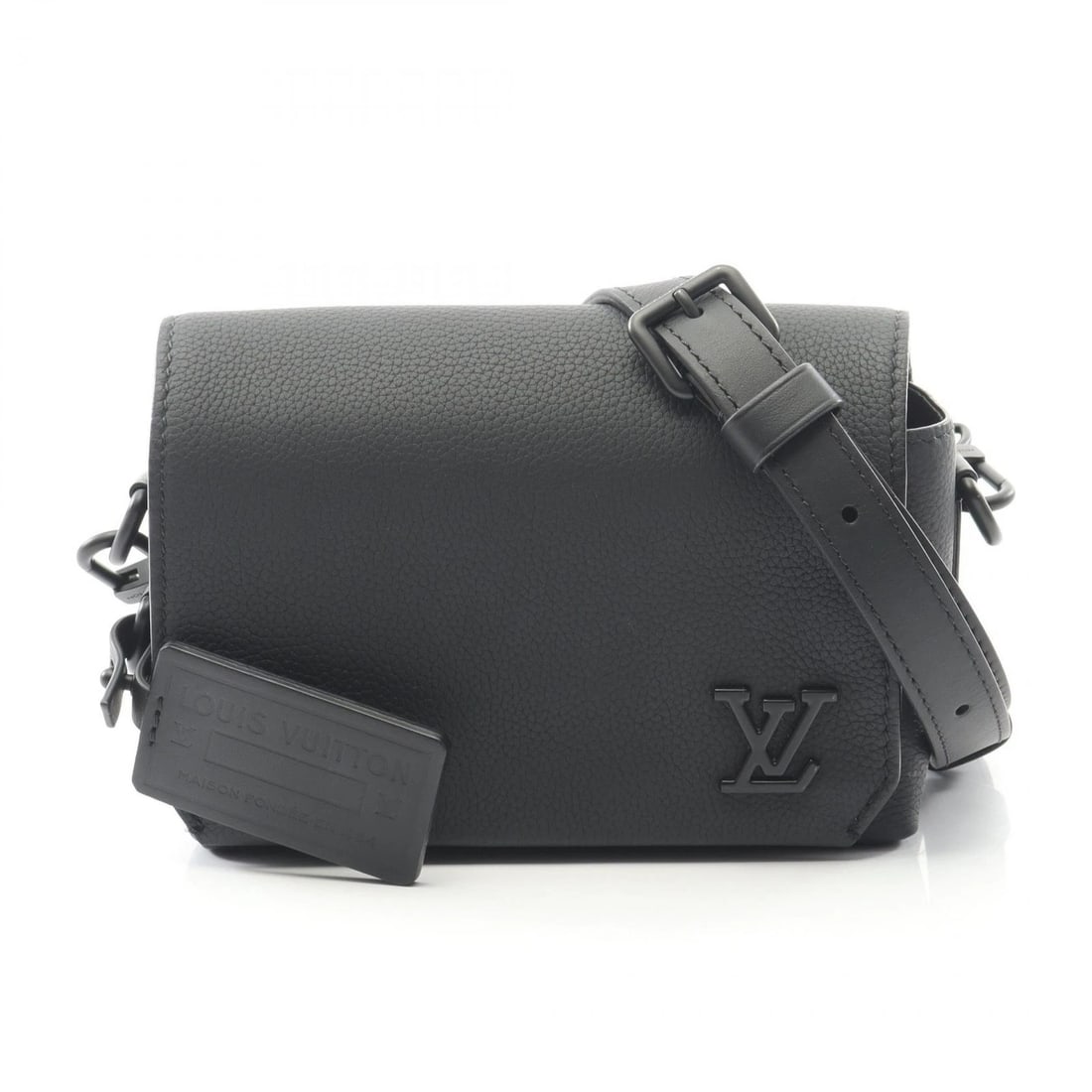 LOUIS VUITTON FASTLINE WEARABLE WALLET SHOULDER BAG: LOUIS VUITTON Fastline Wearable Wallet Shoulder Bag Brand: LOUIS VUITTON Type/Style: Shoulder Bag Material: Exterior Material Aerogram and leather Color: Exterior Color Black?ish colors Size: H:13cm x