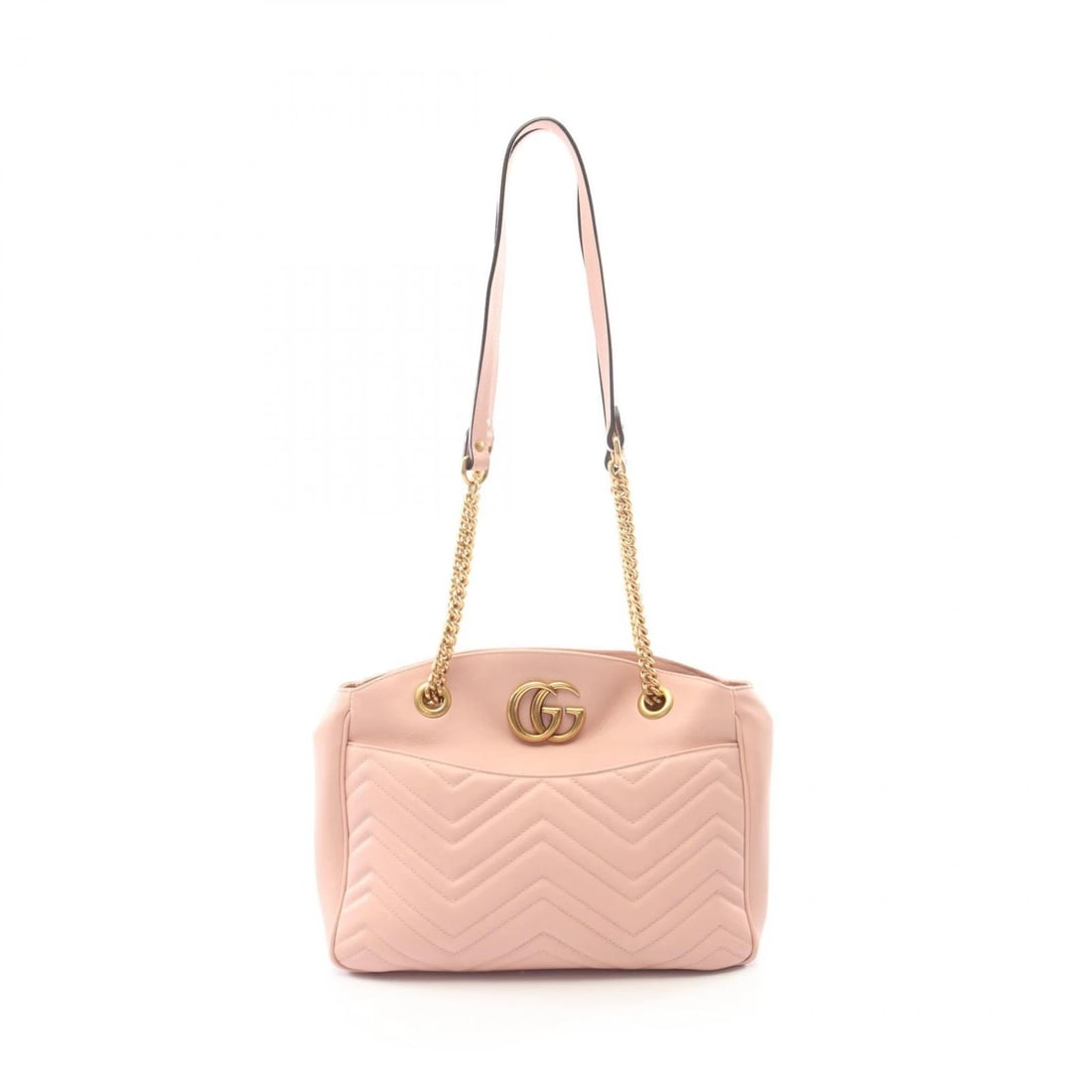GUCCI GG MARMONT CHAIN SHOULDER BAG LEATHER PINK: GUCCI GG Marmont Chain Shoulder Bag leather Pink Brand: GUCCI Type/Style: Shoulder Bag Material: Exterior Material leather Color: Exterior Color H:24cm x W:28cm x D:8cm (H:9.4" x W:11.0" x D:3.1") Siz