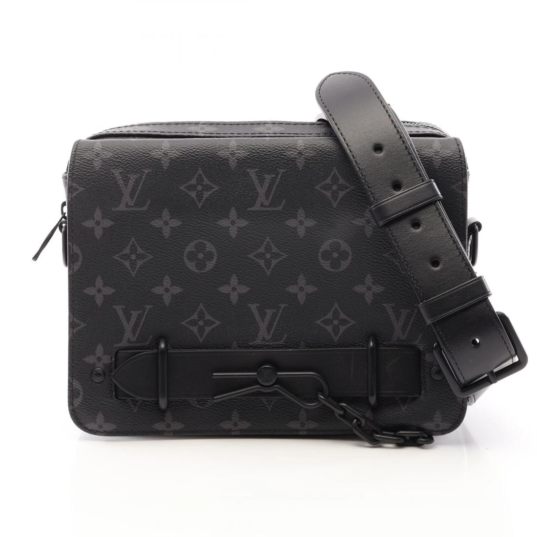 LOUIS VUITTON STEAMER MESSENGER SHOULDER CROSSBODY BAG: LOUIS VUITTON Steamer Messenger Shoulder crossbody Bag Brand: LOUIS VUITTON Type/Style: Shoulder Bag Material: Exterior Material PVC coated canvas and leather Color: Exterior Color Gray?ish colors Siz
