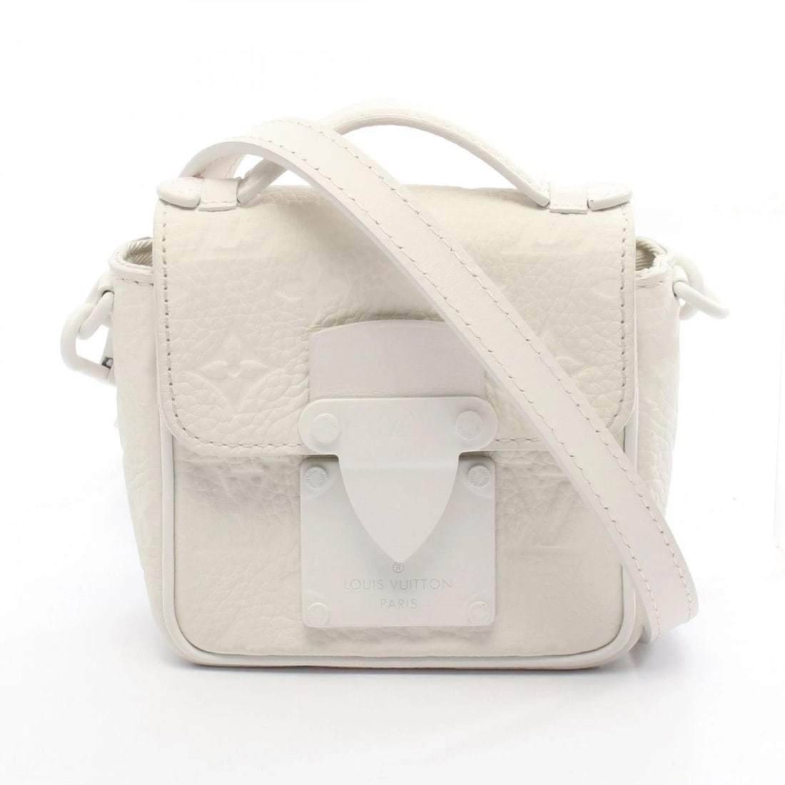 LOUIS VUITTON PICO S-LOCK CROSSBODY HANDBAG: LOUIS VUITTON Pico S-Lock crossbody Handbag Brand: LOUIS VUITTON Type/Style: Handbag Material: Exterior Material Taurillon Clemence Leather and leather and Taurillon Clemence Leather Color: Exterior C