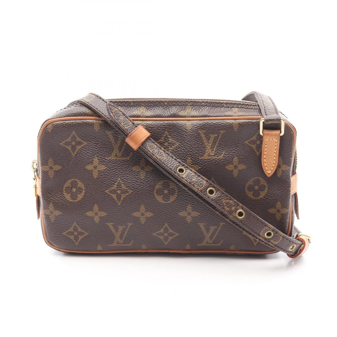 LOUIS VUITTON MARLY BANDOULIERE SHOULDER BAG: LOUIS VUITTON Marly Bandouliere Shoulder Bag Brand: LOUIS VUITTON Type/Style: Shoulder Bag Material: Exterior Material Monogram and PVC coated canvas and leather Color: Exterior Color Brown?ish colors