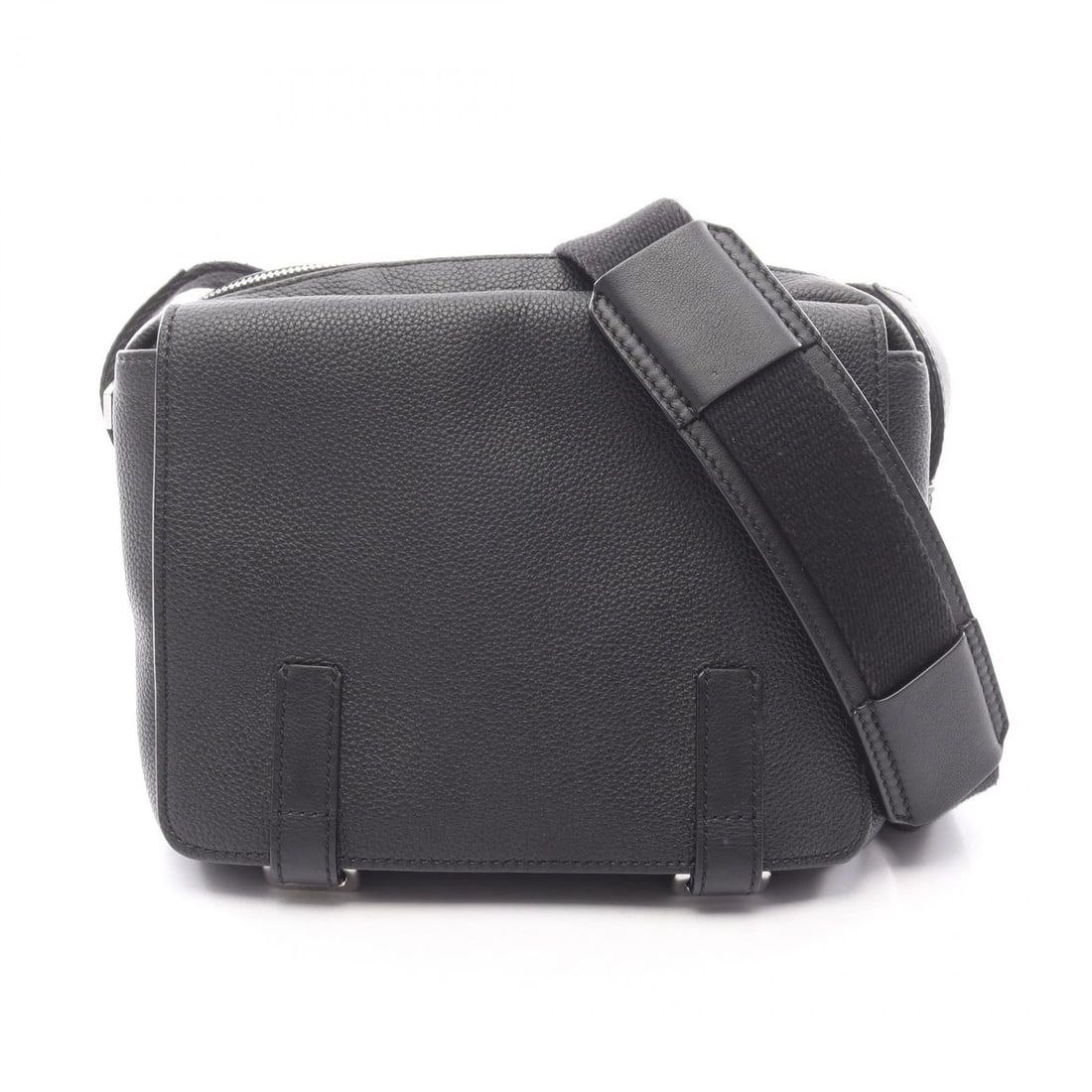 LOEWE MILITARY MESSENGER CROSSBODY SHOULDER BAG: LOEWE Military Messenger crossbody Shoulder Bag Brand: LOEWE Type/Style: Shoulder Bag Material: Exterior Material leather Color: Exterior Color Black?ish colors Size: H:17cm x W:23cm x D:4/5cm (H:6.7"