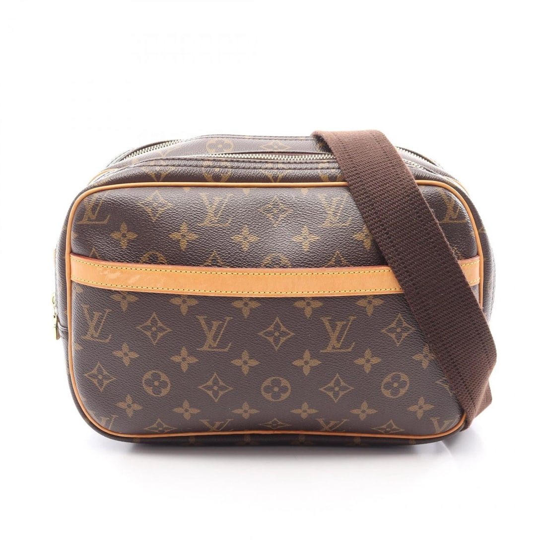 LOUIS VUITTON REPORTER PM SHOULDER CROSSBODY BAG: LOUIS VUITTON Reporter PM Shoulder crossbody Bag Brand: LOUIS VUITTON Type/Style: Shoulder Bag Material: Exterior Material Monogram and PVC coated canvas and leather Color: Exterior Color Brown?ish co