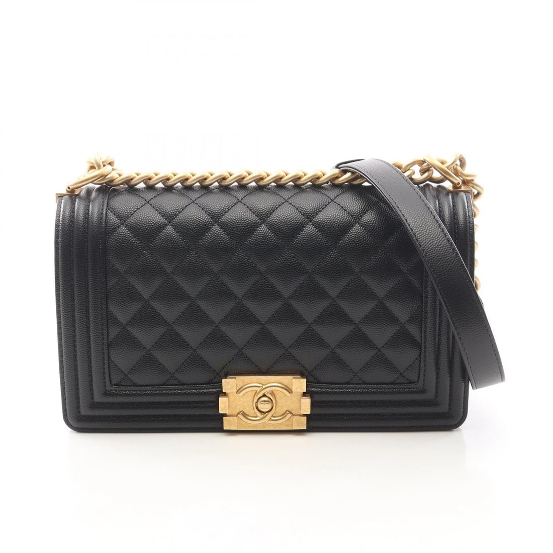 CHANEL BOY CHANEL CHAIN SHOULDER BAG: CHANEL Boy chanel Chain Shoulder Bag Brand: CHANEL Type/Style: Shoulder Bag Material: Exterior Material Calfskin (cowhide) Color: Exterior Color Black?ish colors Size: H:14.5cm x W:25cm x D:7cm (H:5.7