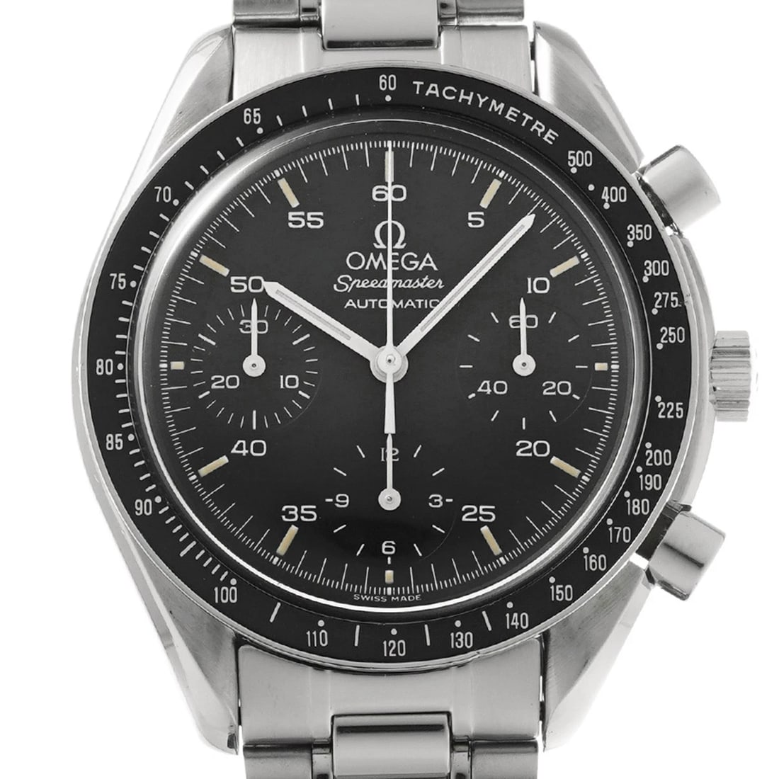 OMEGA SPEEDMASTER AUTOMATIC BLACK WATCH - 4