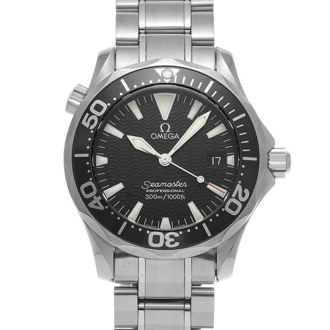 OMEGA SEAMASTER PROFESSIONAL BLACK WATCH: OMEGA Seamaster Professional black Watch Brand: OMEGA Type/Style: Wristwatch Material: Band Material Stainless steel, Case Material Stainless steel Color: Dial Color black Size: ?Case? H/About 36mm W/