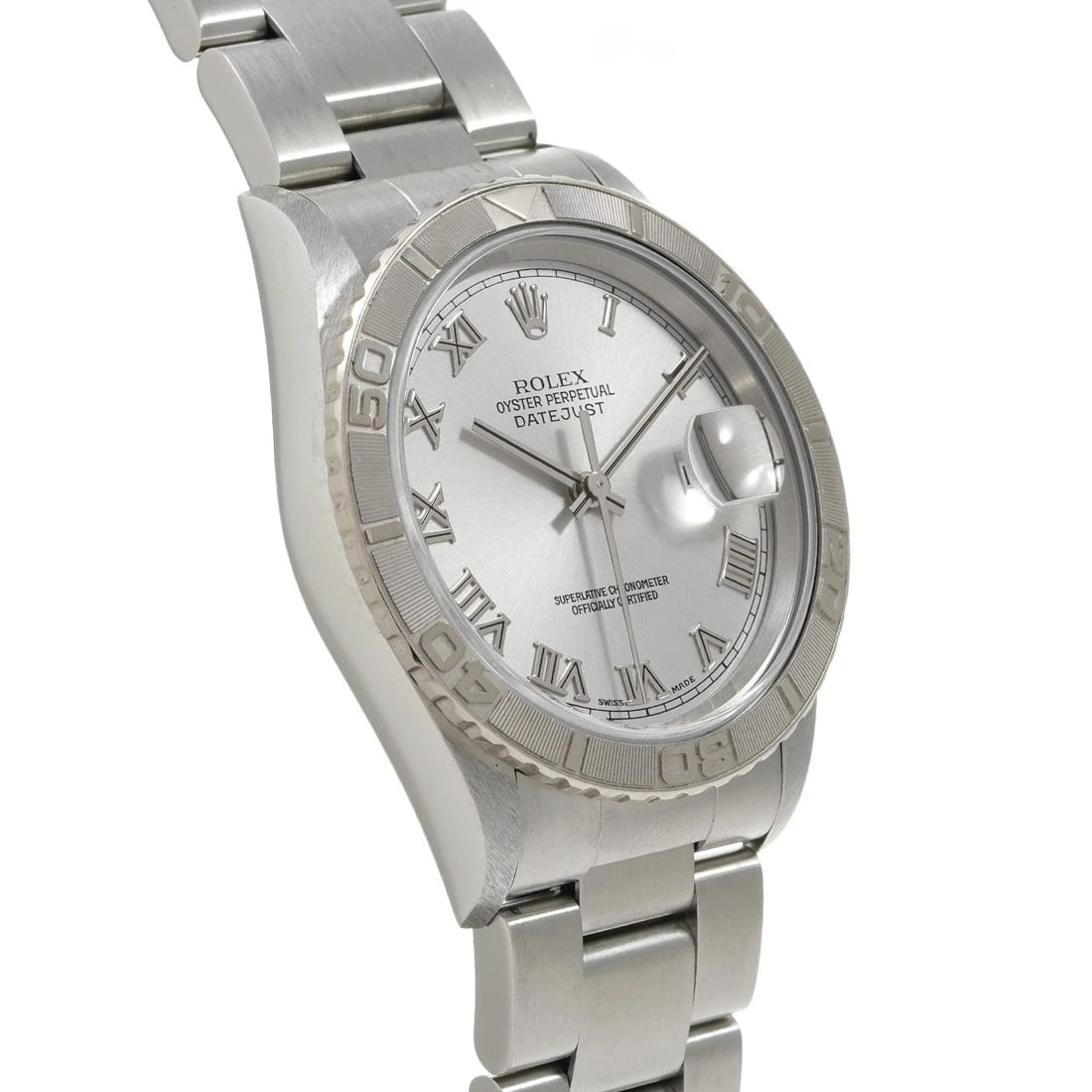 ROLEX DATEJUST GRAY WATCH - 3