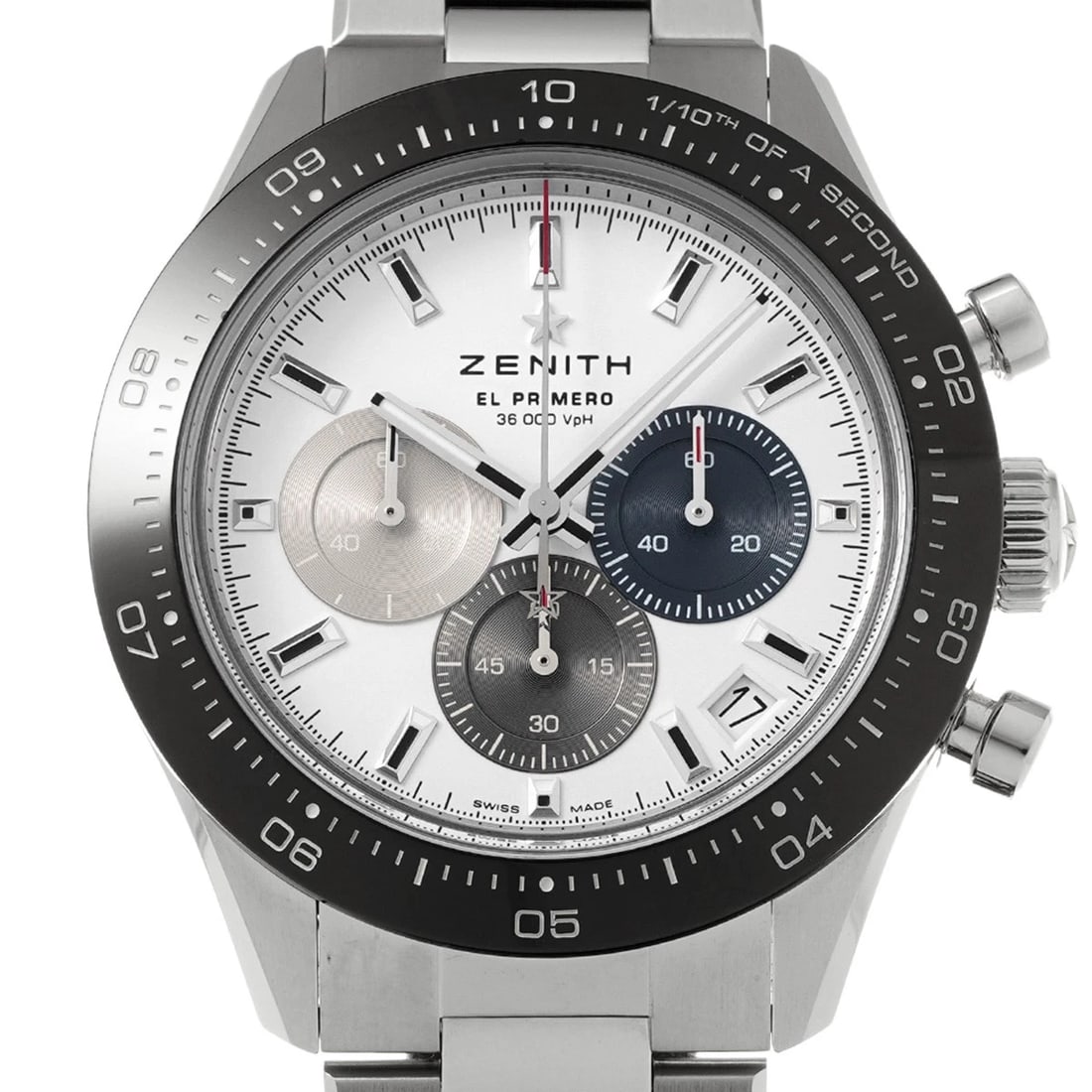 ZENITH CHRONOMASTER WHITE WATCH - 4
