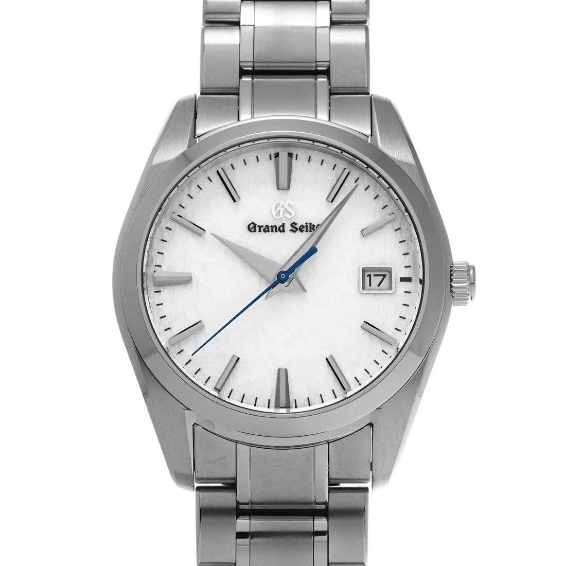 GRAND SEIKO HERITAGE COLLECTION SNOW WHITE WATCH: Grand Seiko Heritage Collection Snow white Watch Brand: Grand Seiko Type/Style: Wristwatch Material: Band Material Bright titanium, Case Material Bright titanium Color: Dial Color Snow white Size: ?Ca