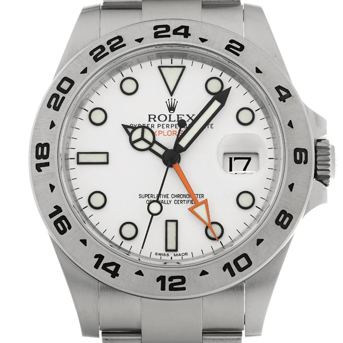 ROLEX EXPLORER WHITE WATCH - 4