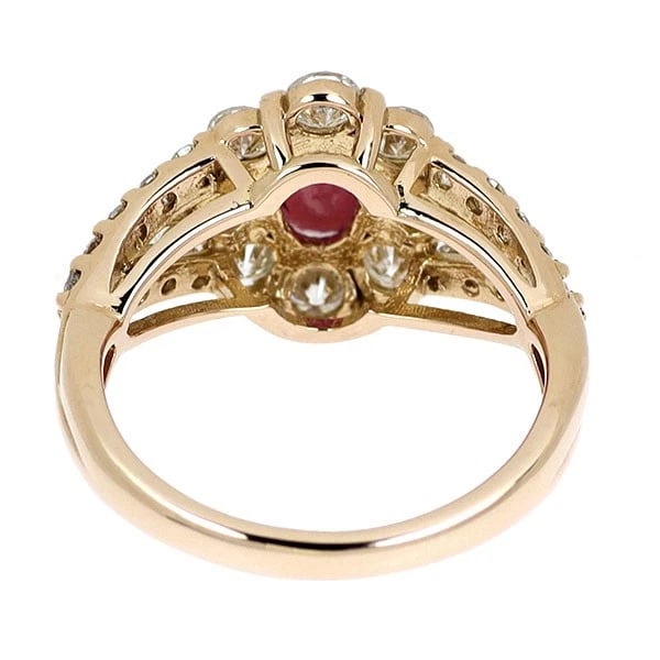 K18PG RUBY DIAMOND RING - 3