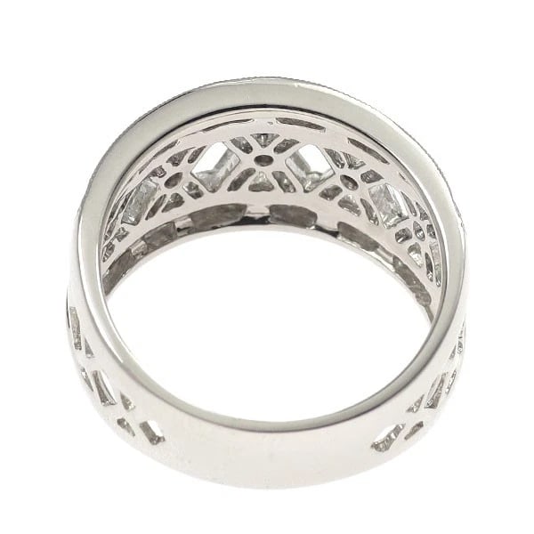 K18WG DIAMOND RING - 3