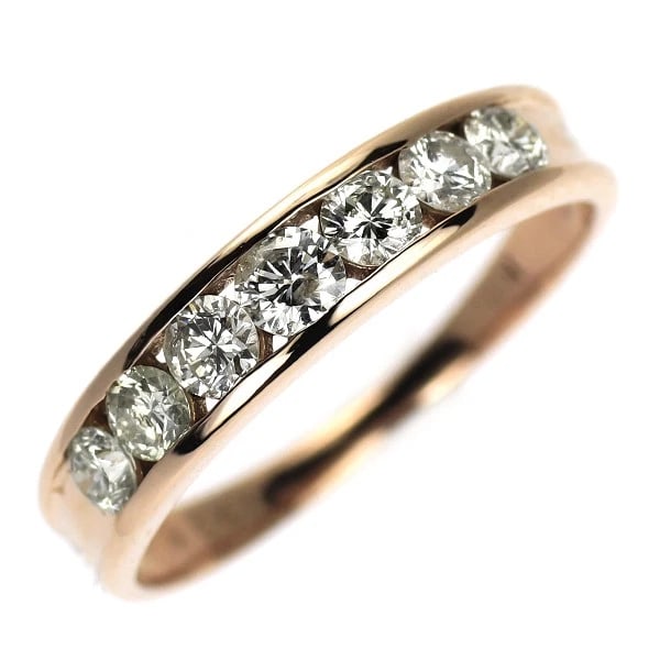 K18PG DIAMOND RING: K18PG diamond ring Brand: None Type/Style: rings Material: K18PG Color: PG Size: 5.25 US Accessories: None Accessories Notice: When purchasing pre-owned goods, please refer to the photos of the items