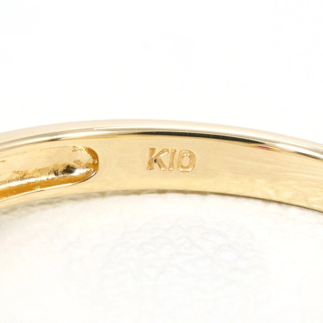 K10 GOLD RING RUBY - 4