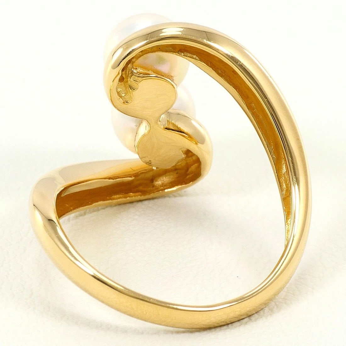 K18 18K GOLD RING AKOYA PEARL: K18 18k gold Ring Akoya Pearl Brand: No Brand Type/Style: Ring Material: 18k gold, Main Stone/Creation Akoya Pear Color: gold Size: US 7 1/2 Accessories: None Accessories Notice: When purc