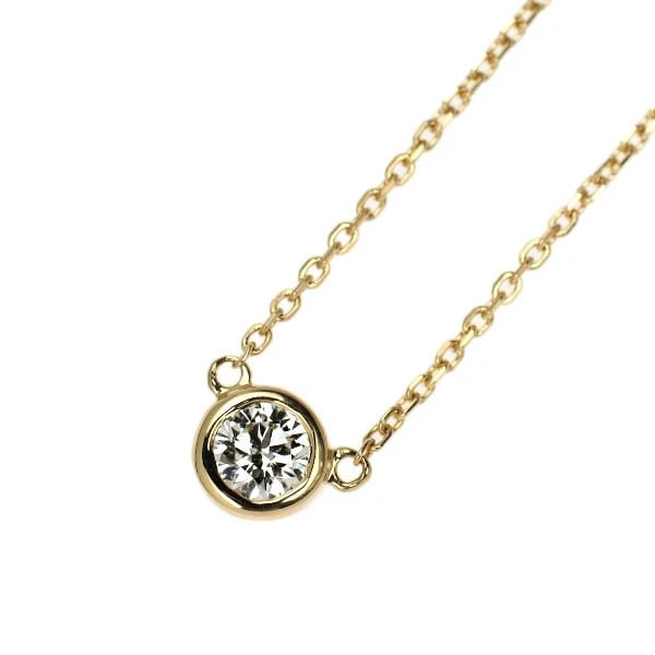 K18YG DIAMOND PENDANT NECKLACE: K18YG DIAMOND PENDANT NECKLACE Brand: None Type/Style: pendant necklace Material: K18YG Color: YG Size: Necklace: Chain Length 43 Length/Width/Diameter4.9 Accessories: None Accessories Notice: When