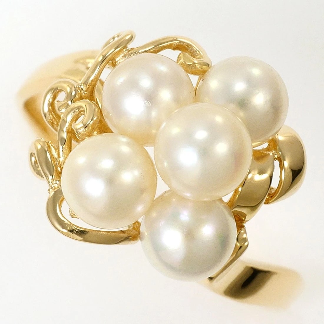 K18 18K GOLD RING PEARL: K18 18k gold Ring Pearl Brand: No Brand Type/Style: Ring Material: 18k gold, Main Stone/Creation Cultured Pearl Color: Gold Size: US 6 1/4 Accessories: None Accessories Notice: When purcha