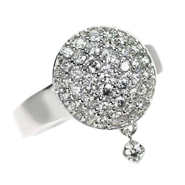 K18WG H&C DIAMOND RING: K18WG H&C Diamond Ring Brand: None Type/Style: Ring Material: K18WG Color: WG Size: 6US Accessories: None Accessories Notice: When purchasing pre-owned goods, please refer to the photos of