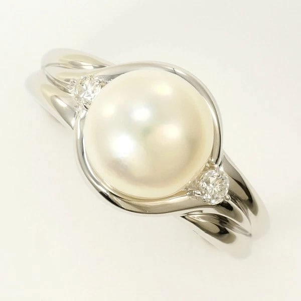 RING PT900/PLATINUM: Ring PT900/Platinum Brand: No Brand Type/Style: Ring Material: PT900/Platinum, Main Stone/Creation pearl Color: Silver Size: US 7 1/4 Accessories: None Accessories Notice: When purchasing