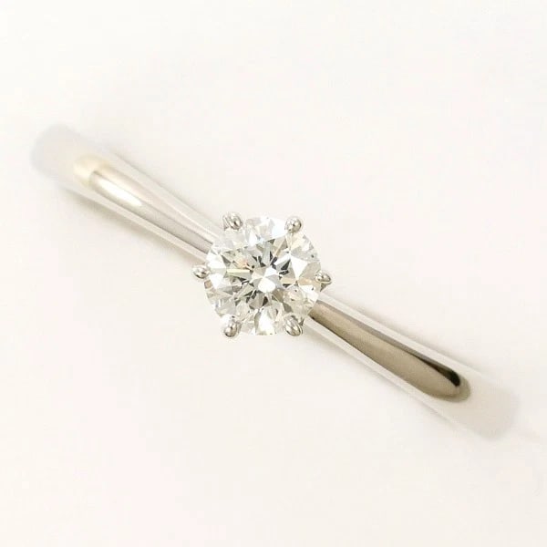RING PT900/PLATINUM: Ring PT900/Platinum Brand: No Brand Type/Style: Ring Material: PT900/Platinum, Main Stone/Creation Diamond Color: Silver Size: US 4 5/8 Accessories: None Accessories Notice: When purchasing pre-owned