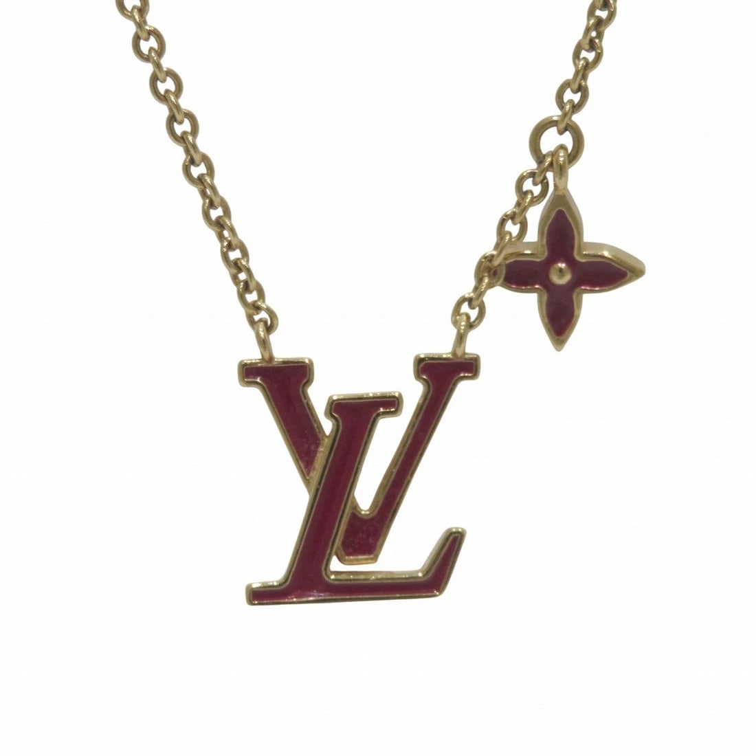 LOUIS VUITTON ICONIC LOGO NECKLACE NECKLACE ACCESSORIES (1 of 4)