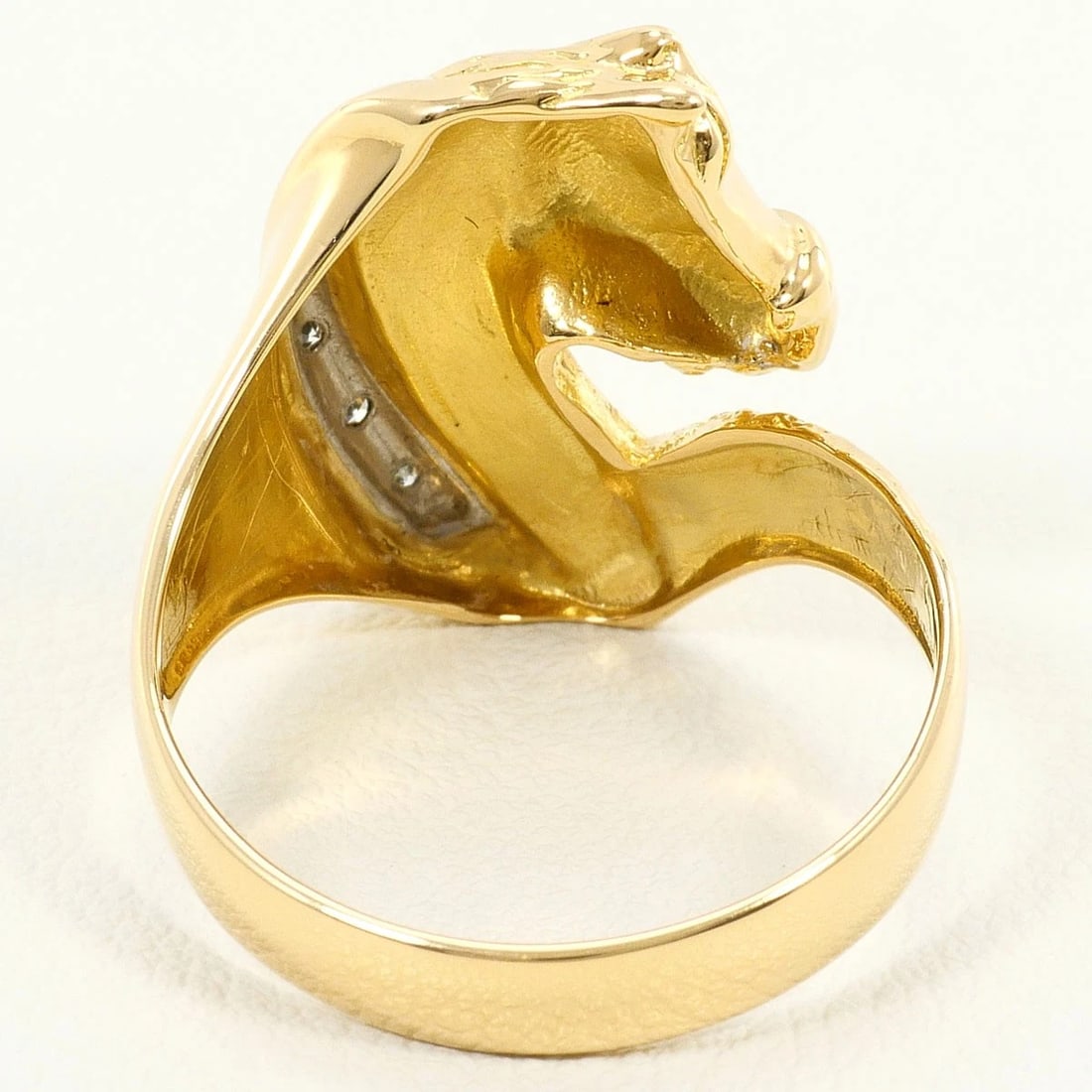 PT900 PLATINUM K18 RING DIAMOND: PT900 Platinum K18 Ring Diamond Brand: No Brand Type/Style: Ring Material: PT900 Platinum K18, Main Stone/Creation Diamond Color: Silver Size: US 8 7/8 Accessories: None Accessories Notice: When