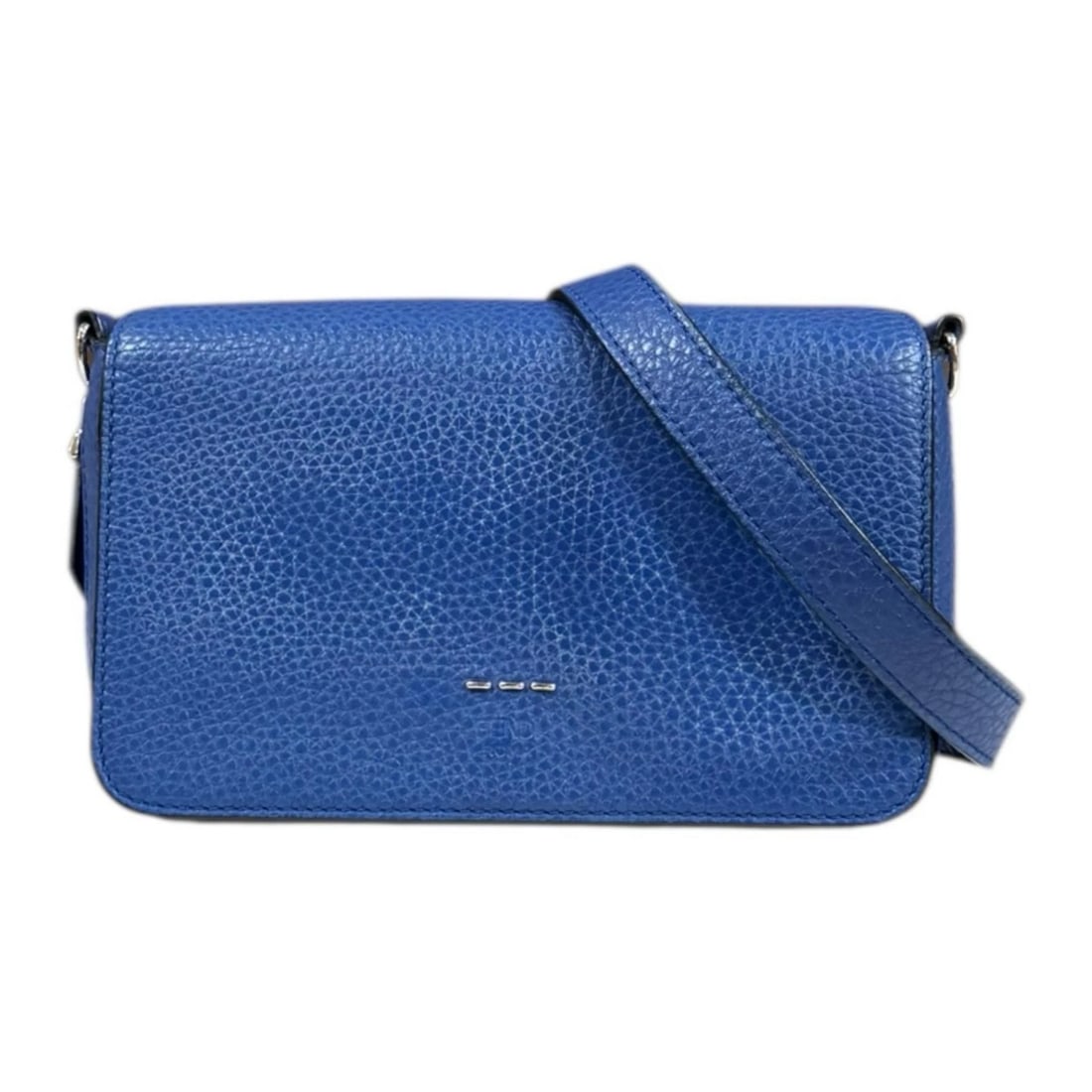 FENDI SHOULDER BAG CROSS BODY LEATHER: FENDI Shoulder Bag Cross Body leather Brand: FENDI Type/Style: Shoulder Bag Material: Exterior Material leather Color: Exterior Color blue Size: W7.9 x H5.1 x D1.6inch Accessories: None Ac