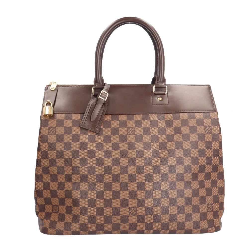 LOUIS VUITTON BOSTON BAG DAMIER CANVAS: LOUIS VUITTON Boston bag Damier canvas Brand: LOUIS VUITTON Type/Style: Boston bag Material: Exterior Material Damier canvas Color: Exterior Color Brown Size: W11.0 x H13.4 x D9.1inch Handle:15.7inch 