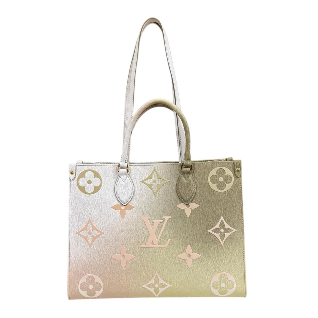 LOUIS VUITTON SHOULDER BAG MONOGRAM CANVAS: LOUIS VUITTON Shoulder Bag Monogram canvas Brand: LOUIS VUITTON Type/Style: Shoulder Bag Material: Exterior Material Monogram canvas Color: Exterior Color beige / Gray green x sunset khaki Size: W13.4
