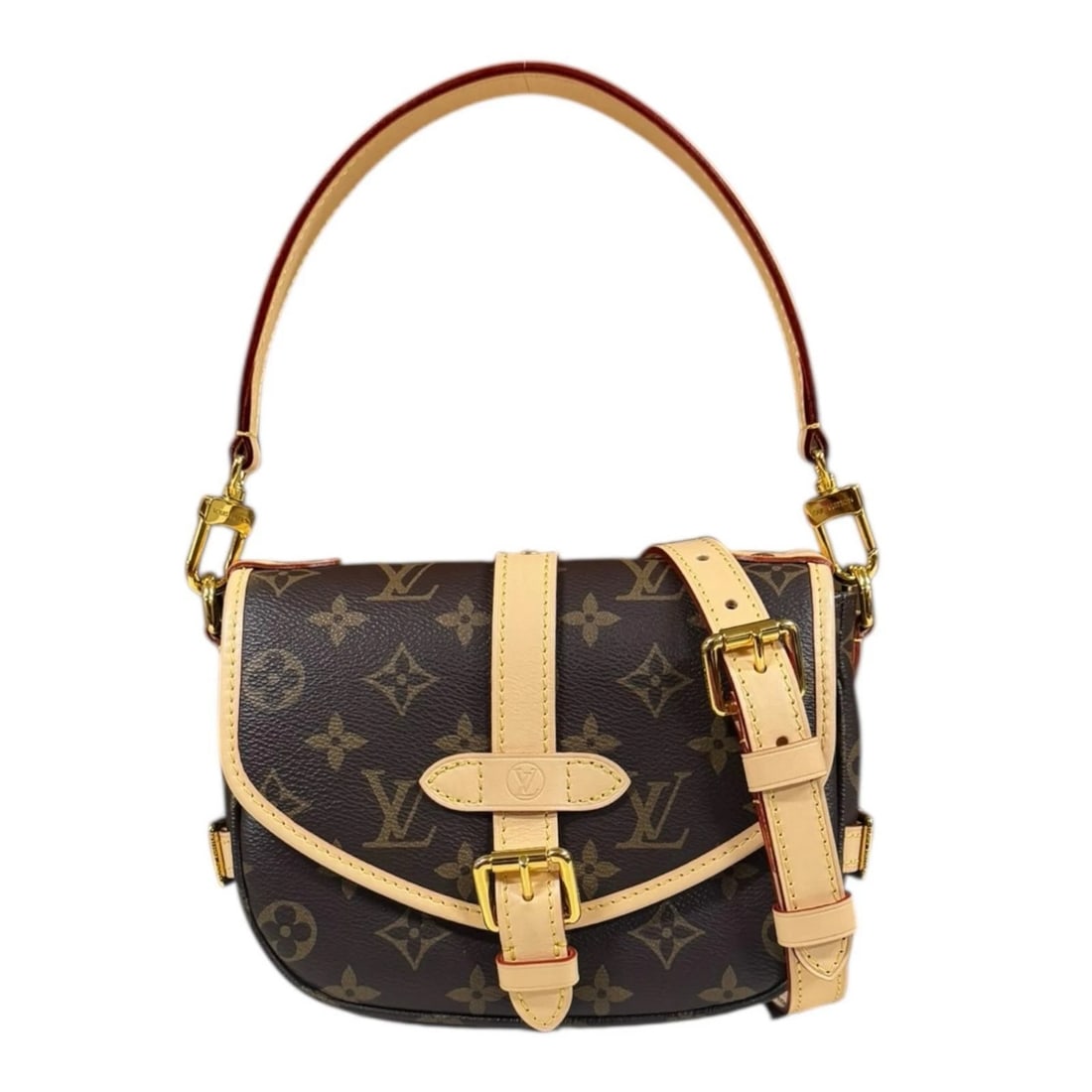 LOUIS VUITTON SHOULDER BAG CROSS BODY MONOGRAM CANVAS: LOUIS VUITTON Shoulder Bag Cross Body Monogram canvas Brand: LOUIS VUITTON Type/Style: Shoulder Bag Material: Exterior Material Monogram canvas Color: Exterior Color Brown Size: W7.5 x H5.9 x D3.1inch