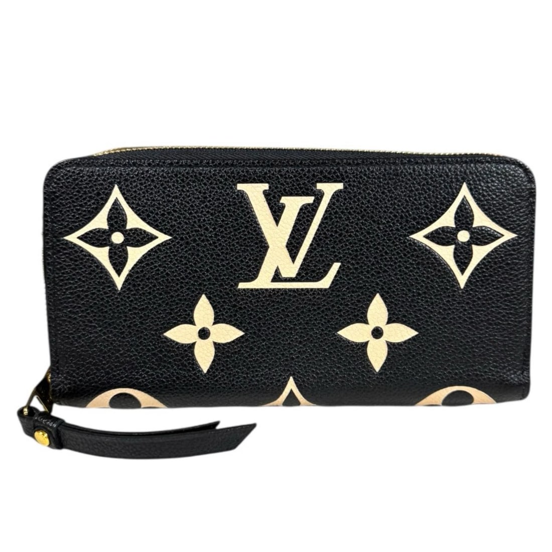 LOUIS VUITTON PURSE ZIPPY WALLET: LOUIS VUITTON purse Zippy wallet Brand: LOUIS VUITTON Type/Style: purse Material: Exterior Material Bicolor Monogram Unplant Color: Exterior Color black / beige Size: W7.7 x H4.1x D1.0inch Accesso