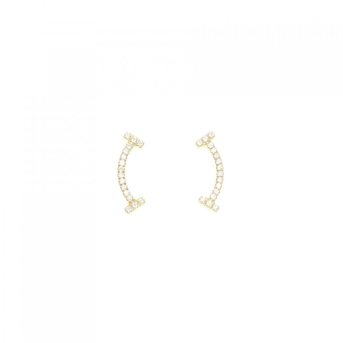 TIFFANY&CO. T SMILE PIERCE: TIFFANY&Co. T Smile Pierce Brand: TIFFANY&Co. Type/Style: TIFFANY&Co. Pierce/Earring Material: 750 yellow gold, Main Stone/Creation Natural Color: yellow gold Size: Approx. height x width: 13.3mm x