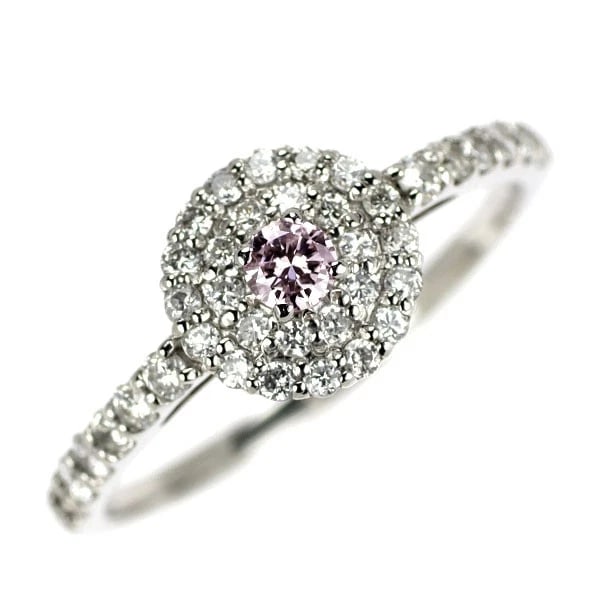 RARE PT950 NATURAL PINK DIAMOND RING: Rare Pt950 Natural Pink Diamond Ring Brand: None Type/Style: ring Material: Pt950 Color: none Size: 6 US Accessories: None Accessories Notice: When purchasing pre-owned goods, please refer